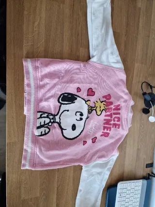 Chaqueta Zara Snoopy Rosa talla 110cm