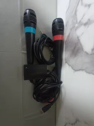 Micrófonos Sony SingStar PS2/PS3