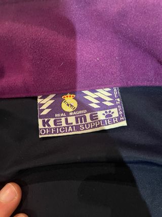 Chaqueta Real Madrid Kelme Azul y Morado