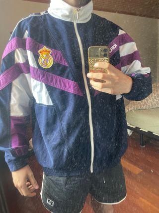 Chaqueta Real Madrid Kelme Azul y Morado