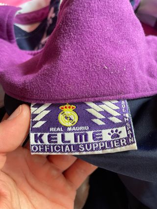 Chaqueta Real Madrid Kelme Azul y Morado