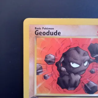 Carta Pokémon Geodude 1a edición