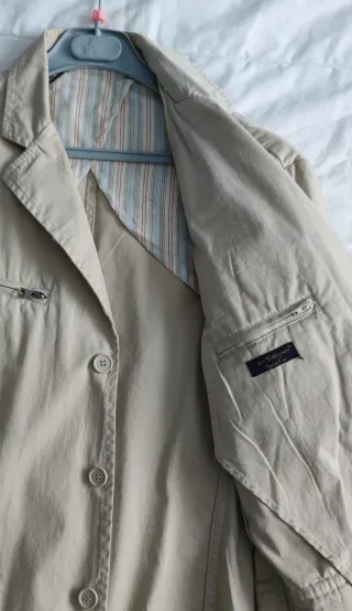 Americana beige ligera hombre Talla L