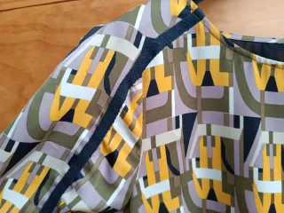 Vestido estilo vintage estampado