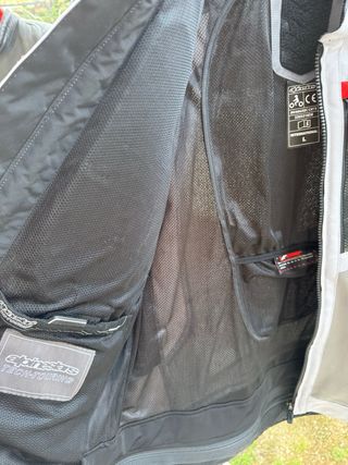 Chaqueta Alpinestars Gris y Negra