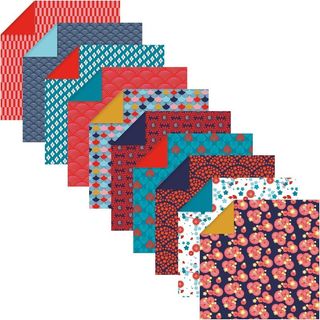 Pack 59 hojas papel origami Clairefontaine