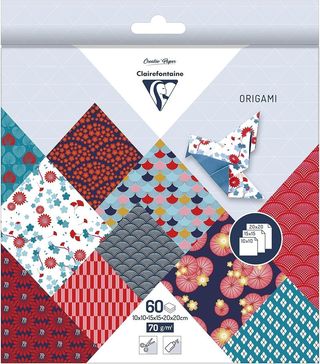 Pack 59 hojas papel origami Clairefontaine
