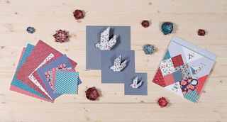 Pack 59 hojas papel origami Clairefontaine