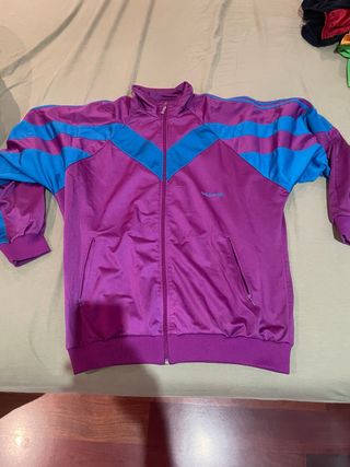 Chaqueta Adidas Vintage Morada y Azul