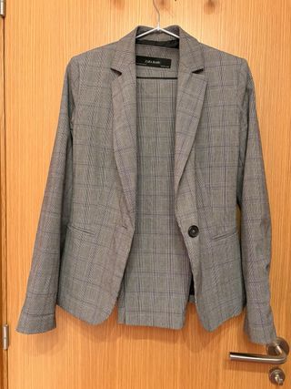 Traje de chaqueta Zara gris
