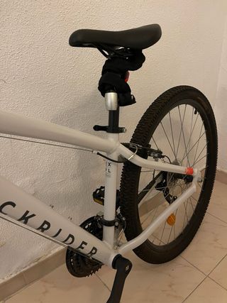 Bicicleta MTB Rockrider Blanca