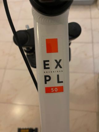 Bicicleta MTB Rockrider Blanca