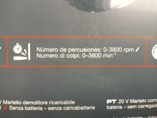 Martillo Perforador Parkside 20V Profesional