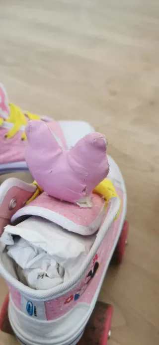 Patines Minnie Niña Rosa