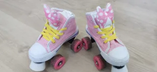 Patines Minnie Niña Rosa