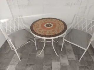 Conjunto de mesa y sillas de jardín