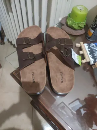 Ciabatte uomo marroni, num 47