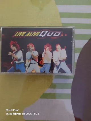 Cinta Cassette Status Quo Live Alive Quo