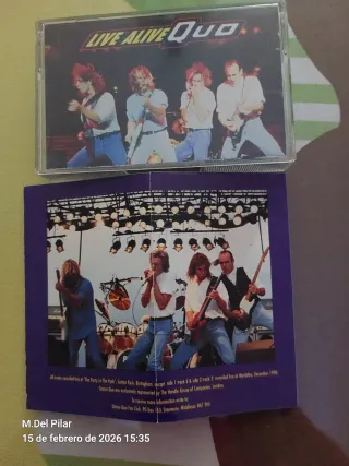 Cinta Cassette Status Quo Live Alive Quo