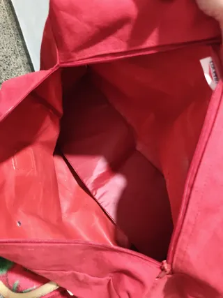 Bolso de viaje Eucerin impermeable rojo