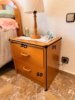 Dormitorio juvenil de madera de haya