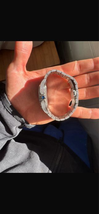 Cartier Santos Full Iced 25 Quilates Diamantes