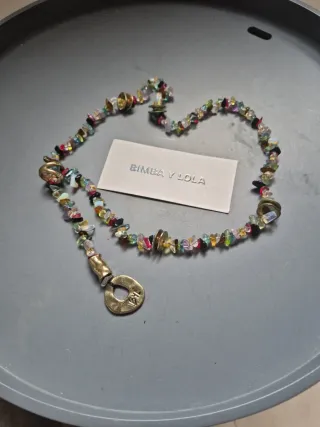 Collar BIMBA Y LOLA multicolor y dorado