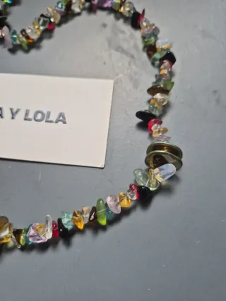 Collar BIMBA Y LOLA multicolor y dorado