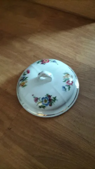 Sopeira de Porcelana Decorativa Floral