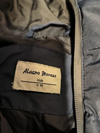 Abrigo niño azul Álvaro Moreno