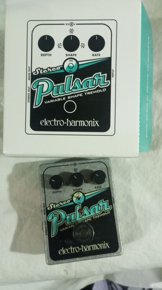 Varios pedales de guitarra