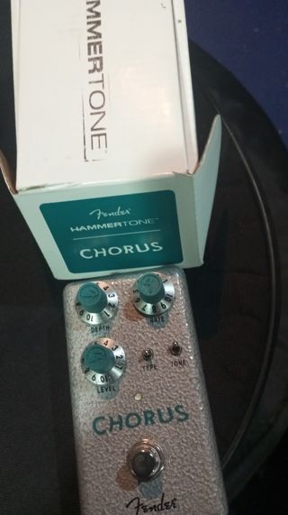 Varios pedales de guitarra