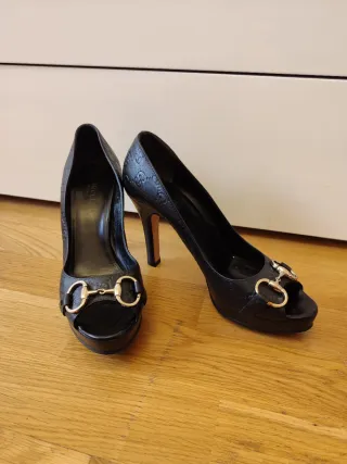 Scarpe Gucci peep-toe tacco 39.5
