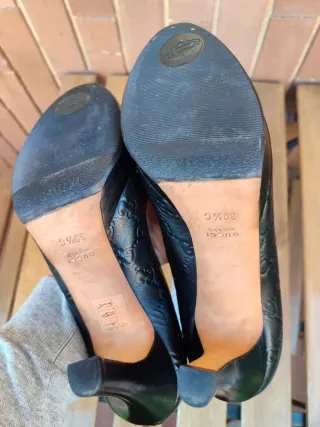 Scarpe Gucci peep-toe tacco 39.5