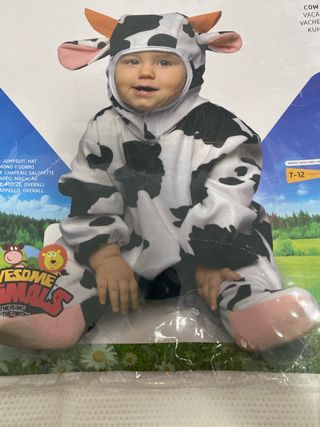 Disfraz de Vaca para Bebé (7-12 meses)