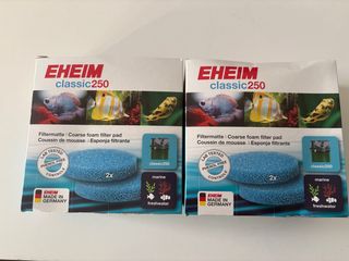 2x EHEIM Classic 250 Esponjas Filtrantes