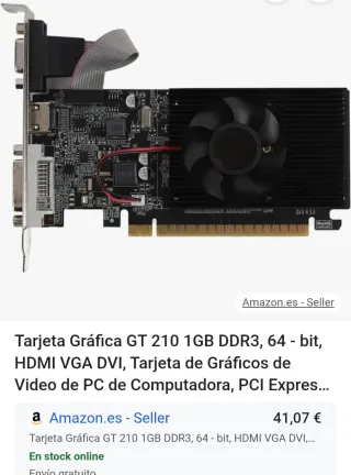 Tarjeta Gráfica GT 210 1GB DDR3