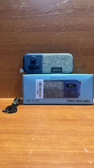 Radio Portátil Energy Sistem Fabric Box Azul
