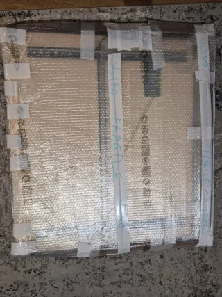 Specchio con luci LED+mensole in legno nuovissimo