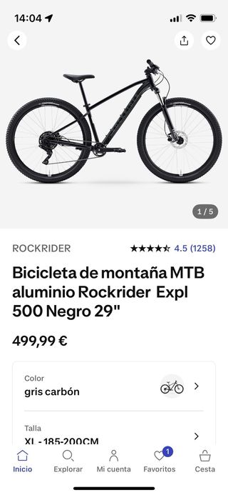 Bici Rockrider EXPL 500 29” Talla L