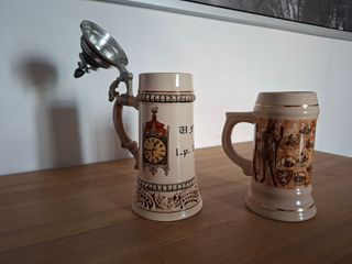 2 Bicchieri di birra Repubblica Ceca