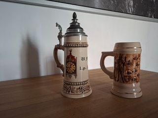 2 Bicchieri di birra Repubblica Ceca