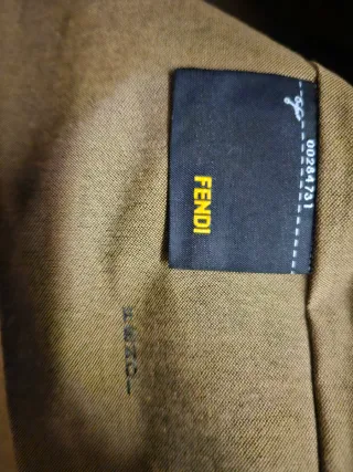 Borsa Fendi FF Zucca Marrone/Nera