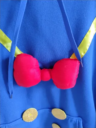 Disfraz casero Pato Donald