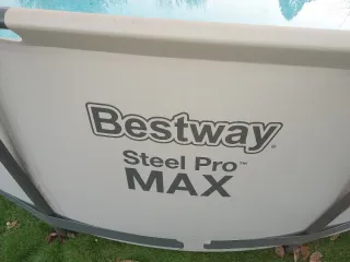 Piscina Bestway Beige y Azul