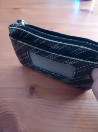 Monedero tarjetero Nautica negro