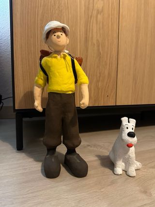Figuras Tintín y Milú