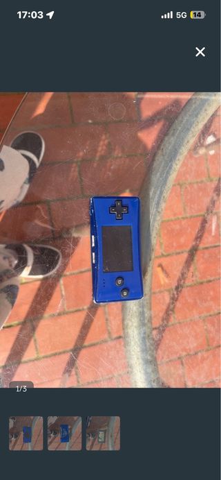 Nintendo Game Boy Micro Azul