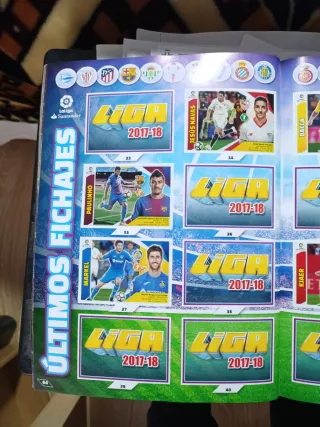 Álbum LaLiga Santander 2017-18 Panini