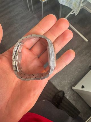 Cartier Santos 25ct Oro Rosa Diamantes